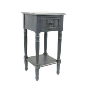 Tufted accent chair with wood legs